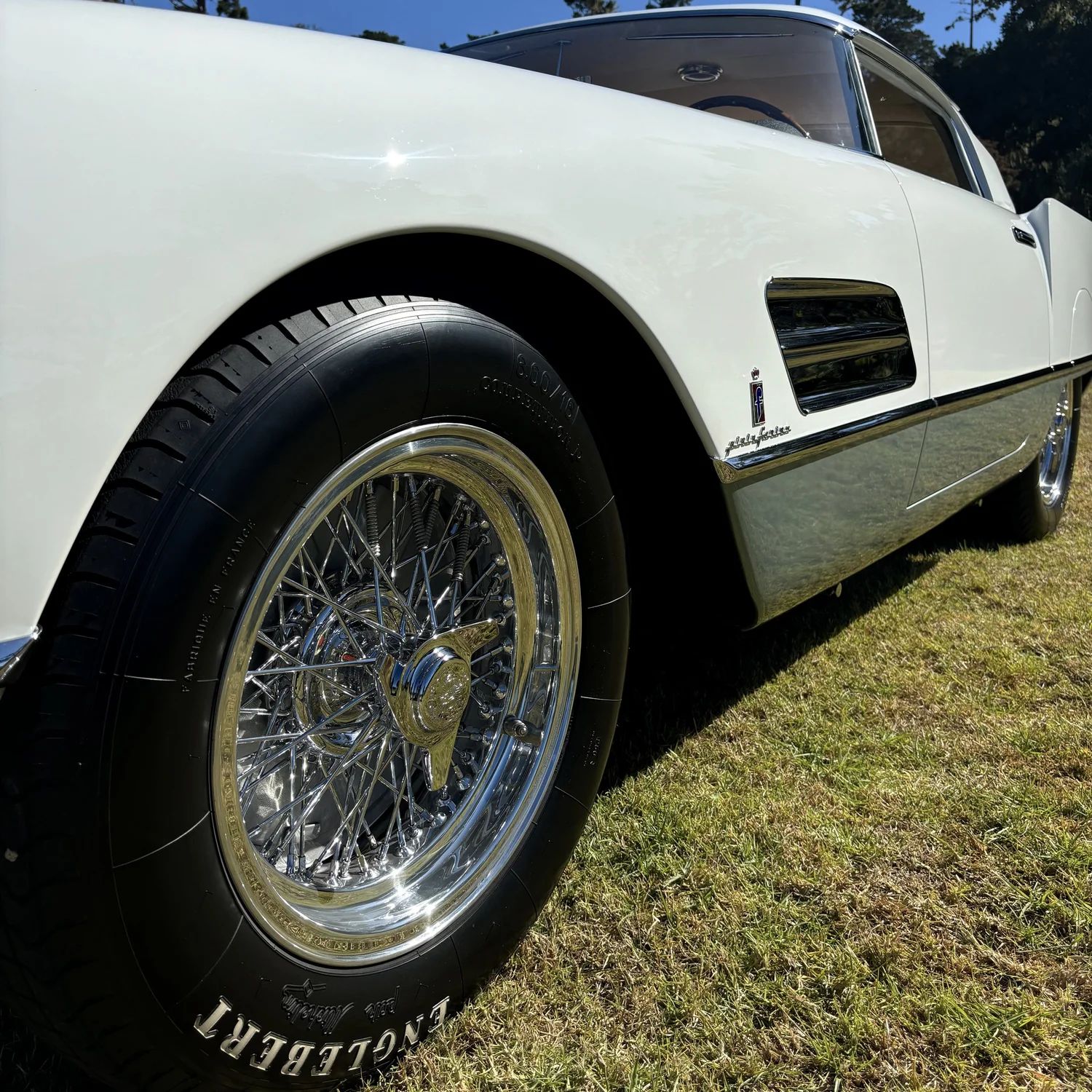 Custom wire wheels — Wheel & tire detail