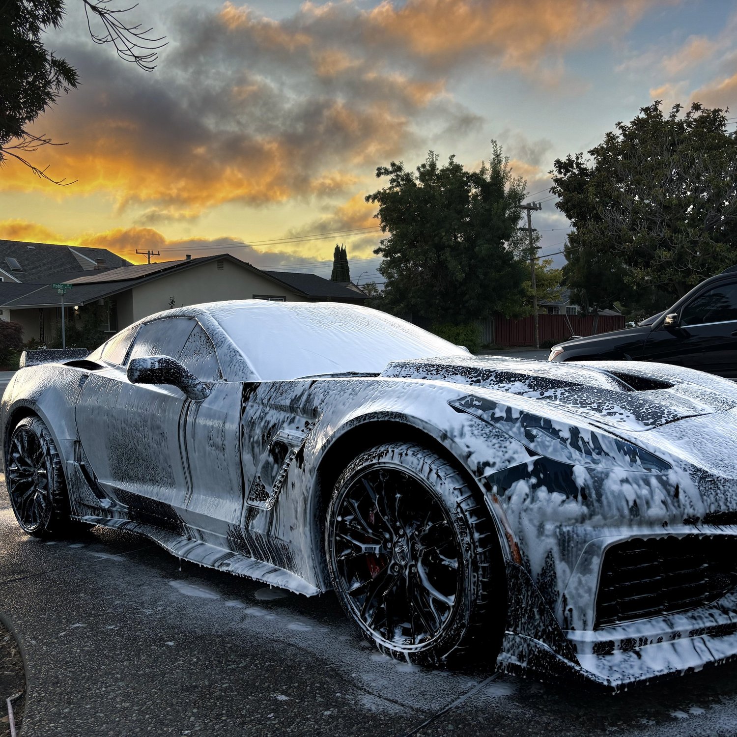 Chevrolet Camaro — Foam bath — in progress